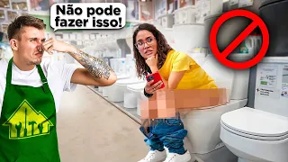 NÃO ACREDITO QUE ELA FEZ ISSO NO MEIO DA LOJA! - MUITO NOJENTO - (VÍDEO DE 1 HORA)