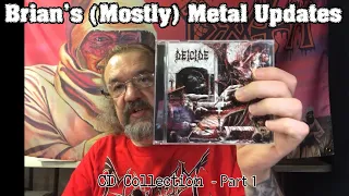 My CD Collection Part 1 of 2 - Death Metal, Thrash Metal, Black Metal, Grindcore & More!