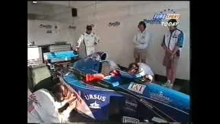 Jean-Denis Délétraz makes his debut for Pacific - 1995 Portuguese Grand Prix