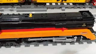 Lego Southern Pacific Daylight train with Steam Generator