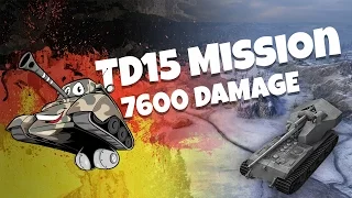 TD15 Mission Completed – 7600 Damage On Mannerheim Line - World Of Tanks - WOT