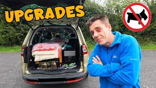 Micro Car Camping UPGRADES, Dogging Spots and a Total Disaster in the Crib