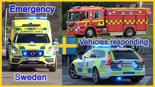 🚨 Swedish Emergency Vehicles responding (collection)