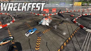 Busy Intersection 1 - Wreckfest Figure 8 Crashes