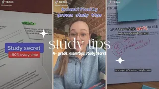 secret to be A+ student✨ study tips • tiktok compilation