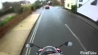 CBR 125R crash