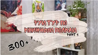 Мои КНИЖНЫЕ полки // Рум тур по книжным полкам // первый стеллаж //HotBook