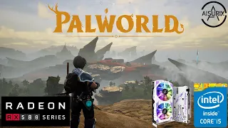 Palworld |  RX 580 2048SP + I5 3470 | Low - High | Optimized Settings Gameplay Test