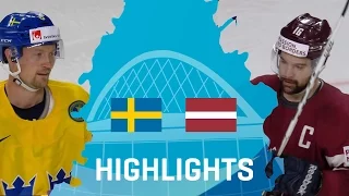 Sweden - Latvia | Highlights | #IIHFWorlds 2017