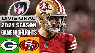 Green Bay Packers vs San Francisco 49ers NFC Divisional Playoffs [FULL GAME] | NFL Highlights 2024