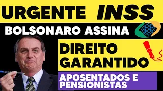 INSS: BOLSONARO ASSINA DECRETO E GARANTE DIREITO DOS APOSENTADOS E PENSIONISTAS | INSS REABRE EM...