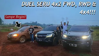 Menang mana? |  Off Road Toyota Fortuner VRZ 4x2 , Chevrolet Captiva FWD, Chevrolet Colorado 4x4