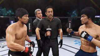 Takeya Mizugaki vs. Bruce Lee (EA Sports UFC 2) - CPU vs. CPU