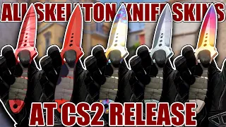 All Skeleton Knife Skins at Counter-Strike 2 Release ★ CS2 Showcase