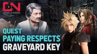 FF7 Remake Graveyard Key Location - Paying Respects Quest - Final Fantasy VII Walkthrough