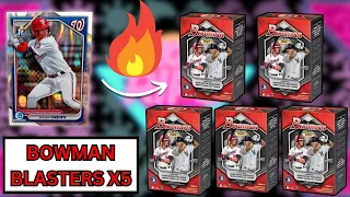 LOADED! 2024 Bowman Baseball Blaster Box Review!