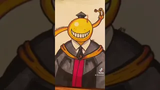 koro sensei anime drawing.