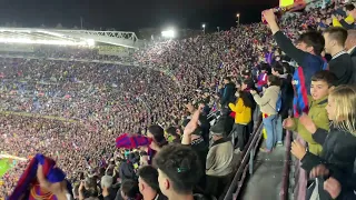 Atmosphere After El Clasico at the Camp Nou