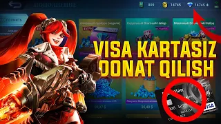 VISA KARTASIZ DONAT QILISH | MOBILE LEGENDS