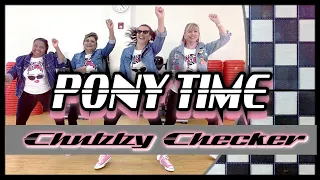 PONY TIME | Chubby Checker | 60's | Retro | Zumba® | Gold | Dance Fitness Choreography | #FitwithMic