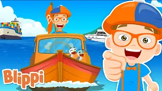 Blippi Boat Song! | Kids Songs & Nursery Rhymes | Educational Videos for Toddlers