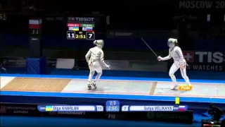 Украинка победила россиянку в фехтовании
