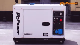 Portable diesel generator display