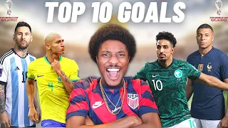 MY TOP 10 GOALS OF THE 2022 WORLD CUP!