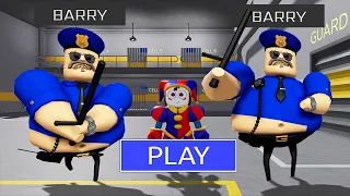 HARD MODE BLUE BARRY'S PRISON RUN V2 And BECAME a BARRY COP FULL GAME #roblox