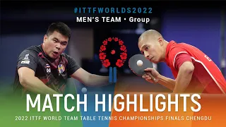 Highlights | Sarayut Tanchoaroen (THA) vs Alto Earl (USA) | MT Grps | #ITTFWorlds2022