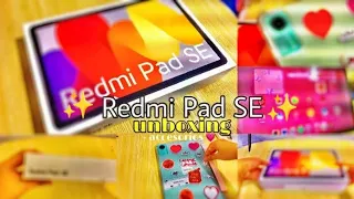 UNBOXING REDMI PAD SE + ACCESORIES ✨🌷