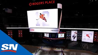 Oilers Honour Colby Cave With Touching Tribute & Moment Of Silence