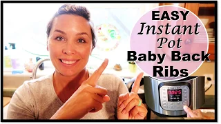 The BEST Baby Back Ribs EVER ~ Instant Pot Recipe ~ Under 1 hour!!!!