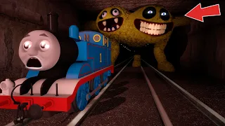 Building a Thomas Train Chased By Roblox Depraved Innyume Smiley Bosses in Garry's Mod