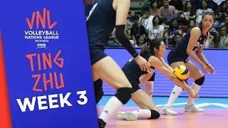 China's Ting Zhu on fire: 26 Points vs. Italy | Volleyball Nations League 2019