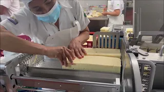 TAJADORA AUTOMÁTICA INDUSTRIAL PARA QUESO CON SEPARADOR (INTERLEAVER ) Mod.VA804FB  NARIÑO COLOMBIA