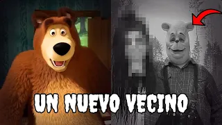 🎃 CREEPYPASTA DE MASHA Y EL OSO + WINNIE THE POOH: BLOOD AND HONEY "UN NUEVO VECINO" cartoon network