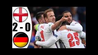 England Vs Germany 2 0 Extended Highlights & All Goals 2021 Euros