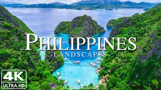 Philippines 4k - Relaxing Music With Beautiful Natural Landscape - Amazing Nature