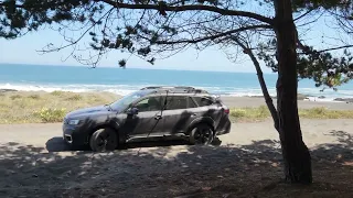 Subaru Outback 2.5 XS - Subida en curva en arena (Sand curve climb) - Chile