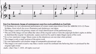 ABRSM Piano 2021-2022 Grade 0 Initial B2 Armstrong Under the Acacia Tree Sheet Music
