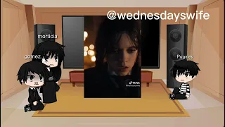 The Addams family react to Wednesday [angst] {my AU}