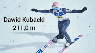 Dawid Kubacki 211,0 m (12.12.2020). MŚwL Planica 2020