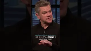 Matt Damon's Daughter only Watches his BAD FILMS