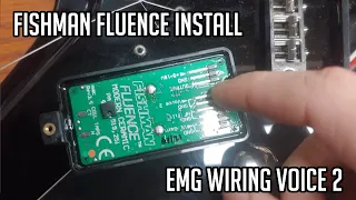 HOW TO: Install Fishman Fluence pickups with EMG wiring and USE VOICE 2