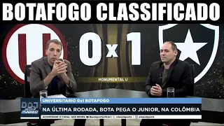 UNIERSITARIO 0 X 1 BOTAFOGO COM GOL DE JEFINHO FOGÃO VENCE E SE CLASSIFICA PARA AS OITAVAS