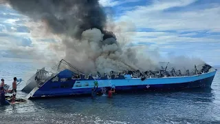 The wreck of the Philippine fast ship MV Mercraft 2