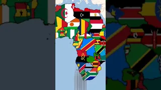 Biggest country in each continent #Short
