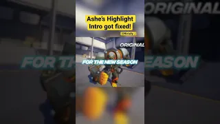 Ashe’s Fixed Highlight Intro! #overwatch #youtubeshorts #foryoupage #overwatch2 #ow2 #ashe #asheow2