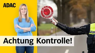 „Halt, Polizeikontrolle!" Was darf die Polizei? | ADAC | Recht? Logisch!